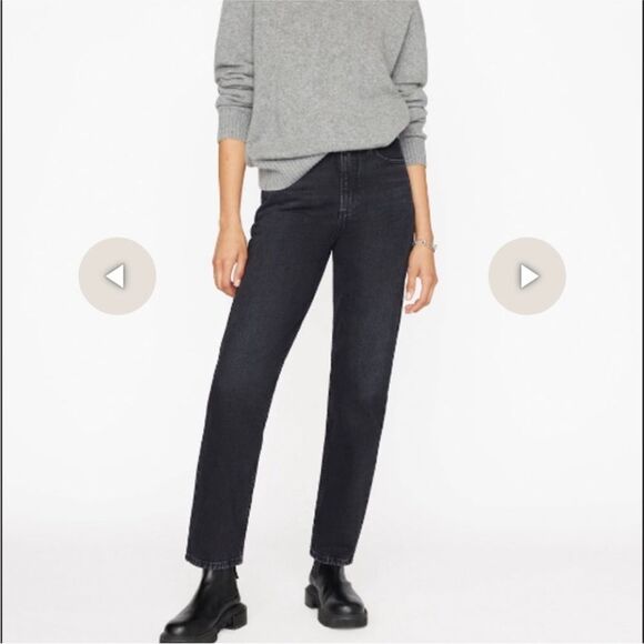 FRAME DENIM | NEW High N Tight Straight Leg Jeans in Inkwell Women’s Size 30 - Picture 3 of 13